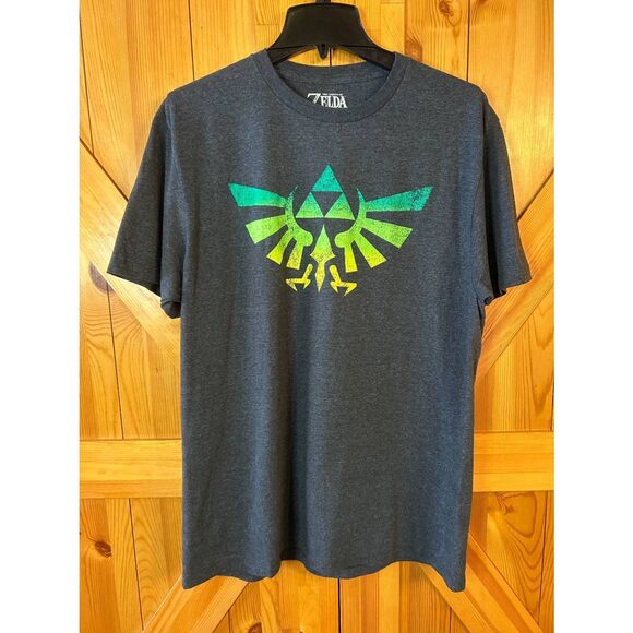 The Legend of Zelda Triforce Graphic Short Sleeved T Shirt Size Large (5329) - Picture 1 of 4